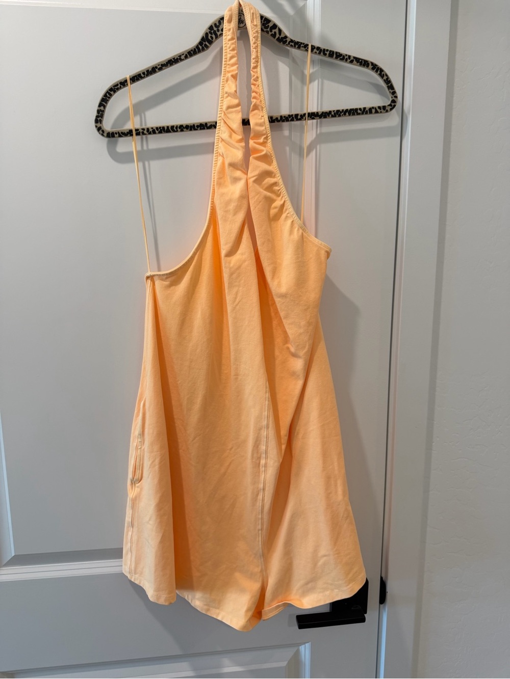 Free people movement Peach Halter Romper
